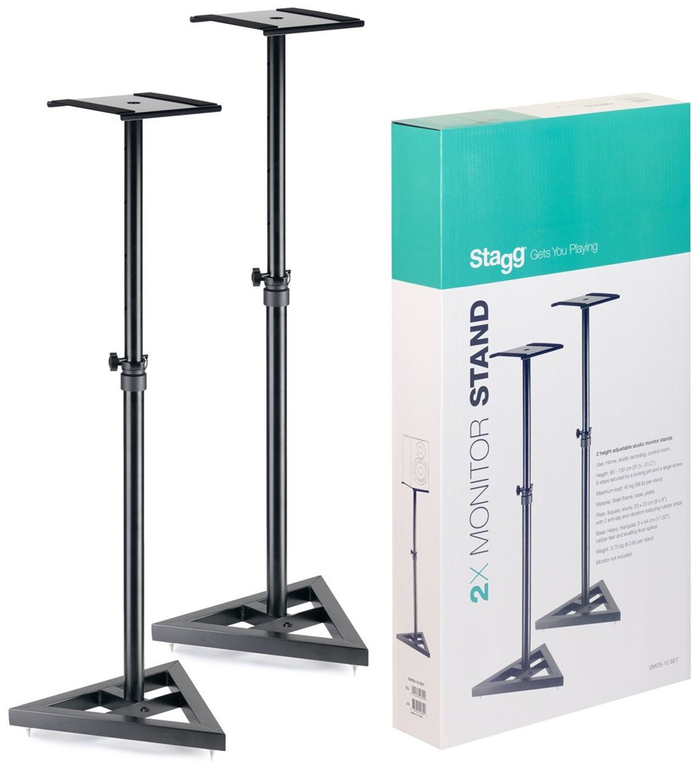 Stagg SMOS-10 SET komplet 2 stativov za mikrofon, črn