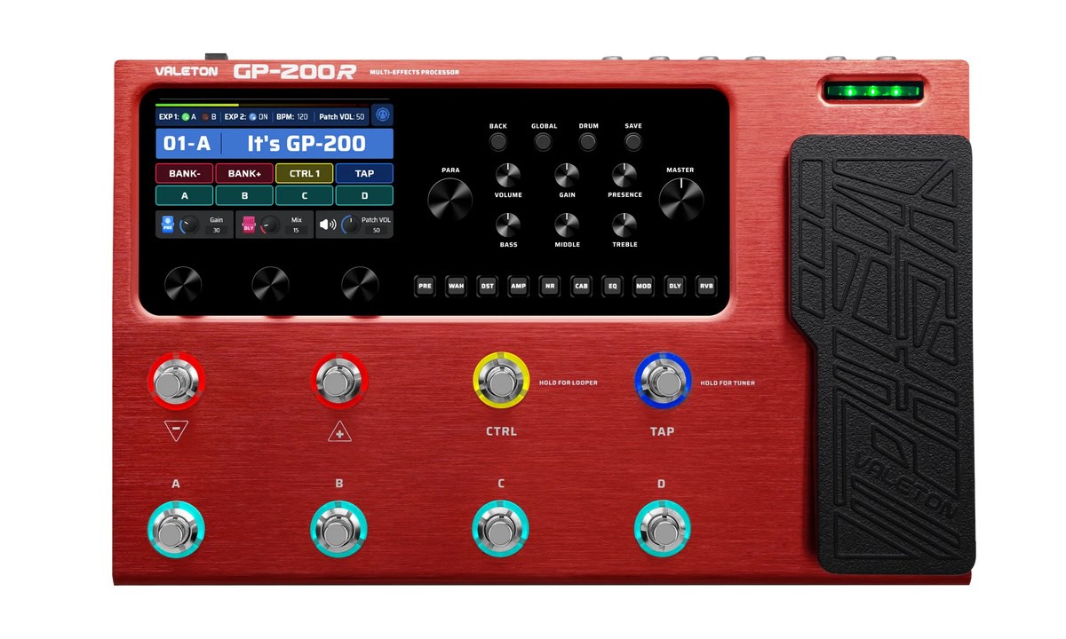 Valeton GP-200R Multi-efekt procesor za kitaro