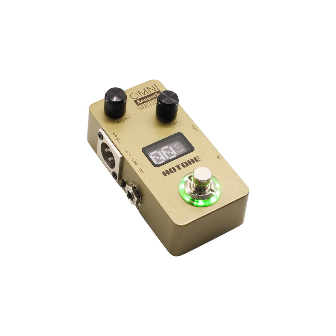 Hotone Omni AC kitarski efekt pedal, simulator akustične kitare
