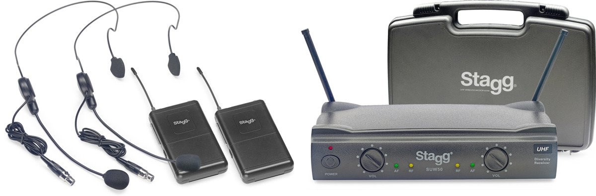 Stagg SUW 50 HH EG EU - Brezžični UHF sistem za mikrofon