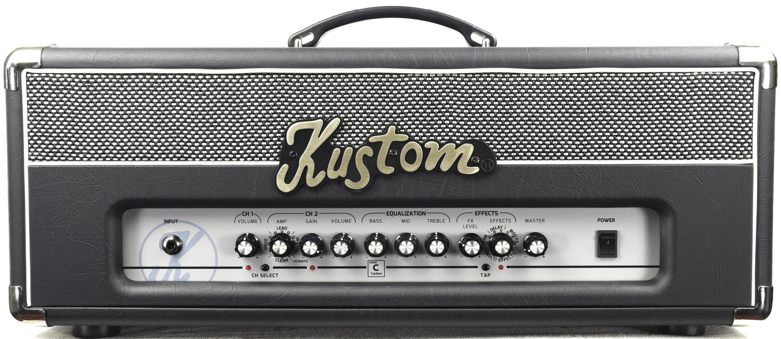 Kitarski ojačevalnik glava Kustom Carbon100H, 100W