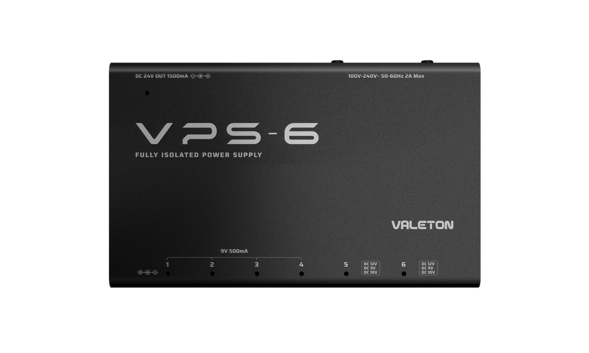 Valeton VPS-6 napajalnik za efekte 6 izhodov
