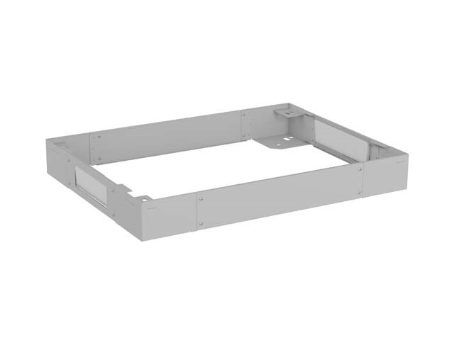 Osnovna ploščad za omare Lanberg CK01-68-S 600x800 mm 19" (FF01 & FF02) siva