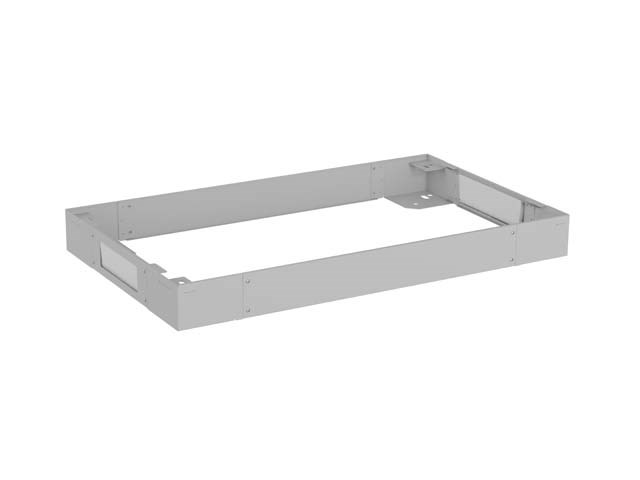 Osnovna ploščad za omare Lanberg CK01-60-S 600x1000 mm 19" (FF01 & FF02) siva