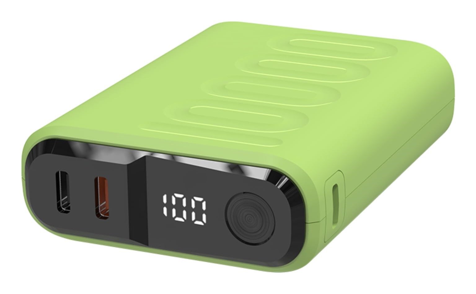 RealPower PB-10000C PD+ Powerbank, 3xType-C, svetlo zelena