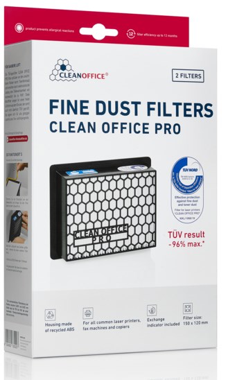 Clean Office Pro 2-paket finih filtrov za tiskalnike