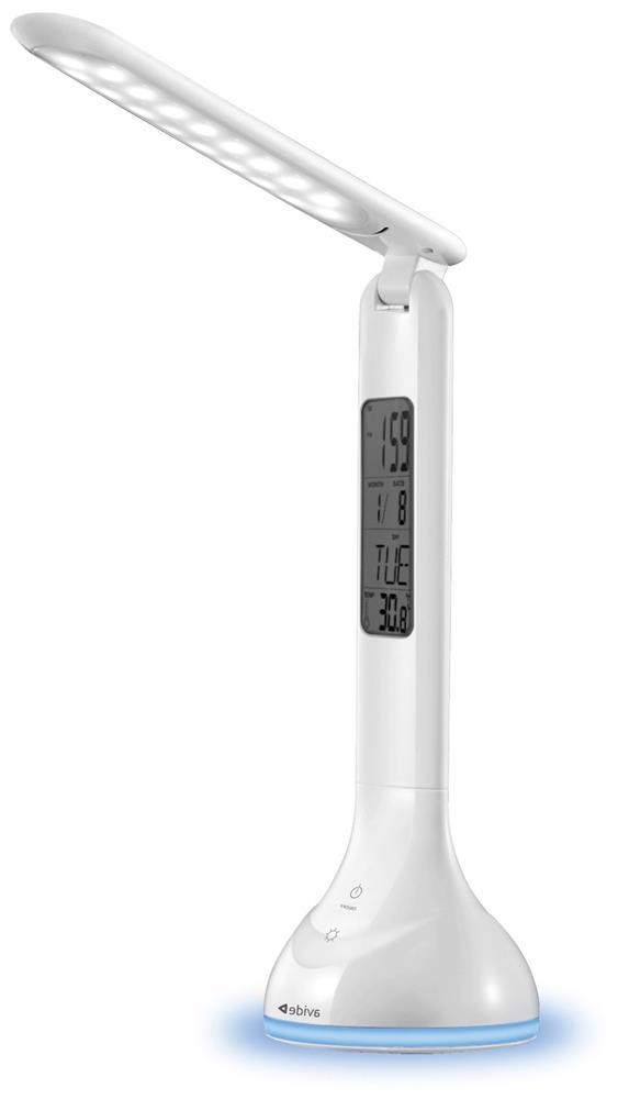 Namizna LED svetilka Avide RGB Kalendar, bela, 4W, 250lm