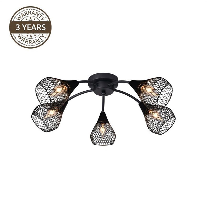 Stropna lampa Bistro, 5x40W, E14