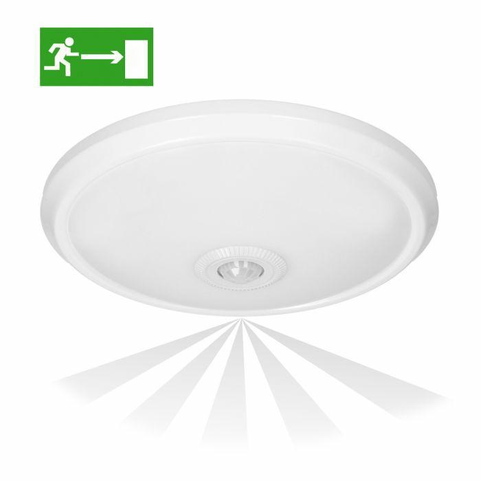 ORNO ZONDA LED plafonijera 12W, bijela, sa senzorom pokreta