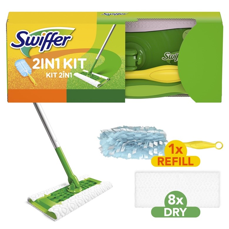 SWIFFER 2u1 komplet za pod i metlu