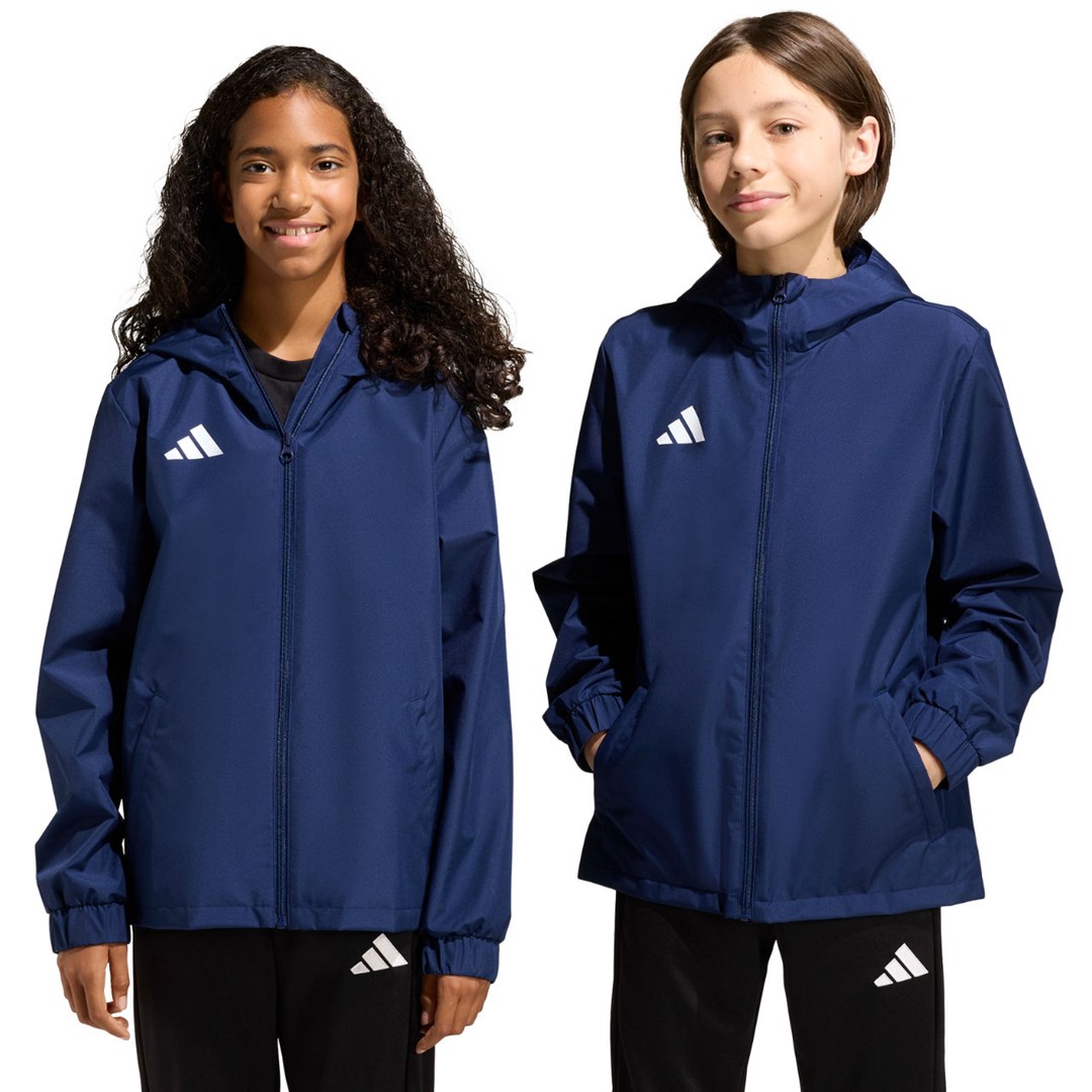 Dječja jakna adidas Entrada 26 All Weather, tamnoplava, 128cm