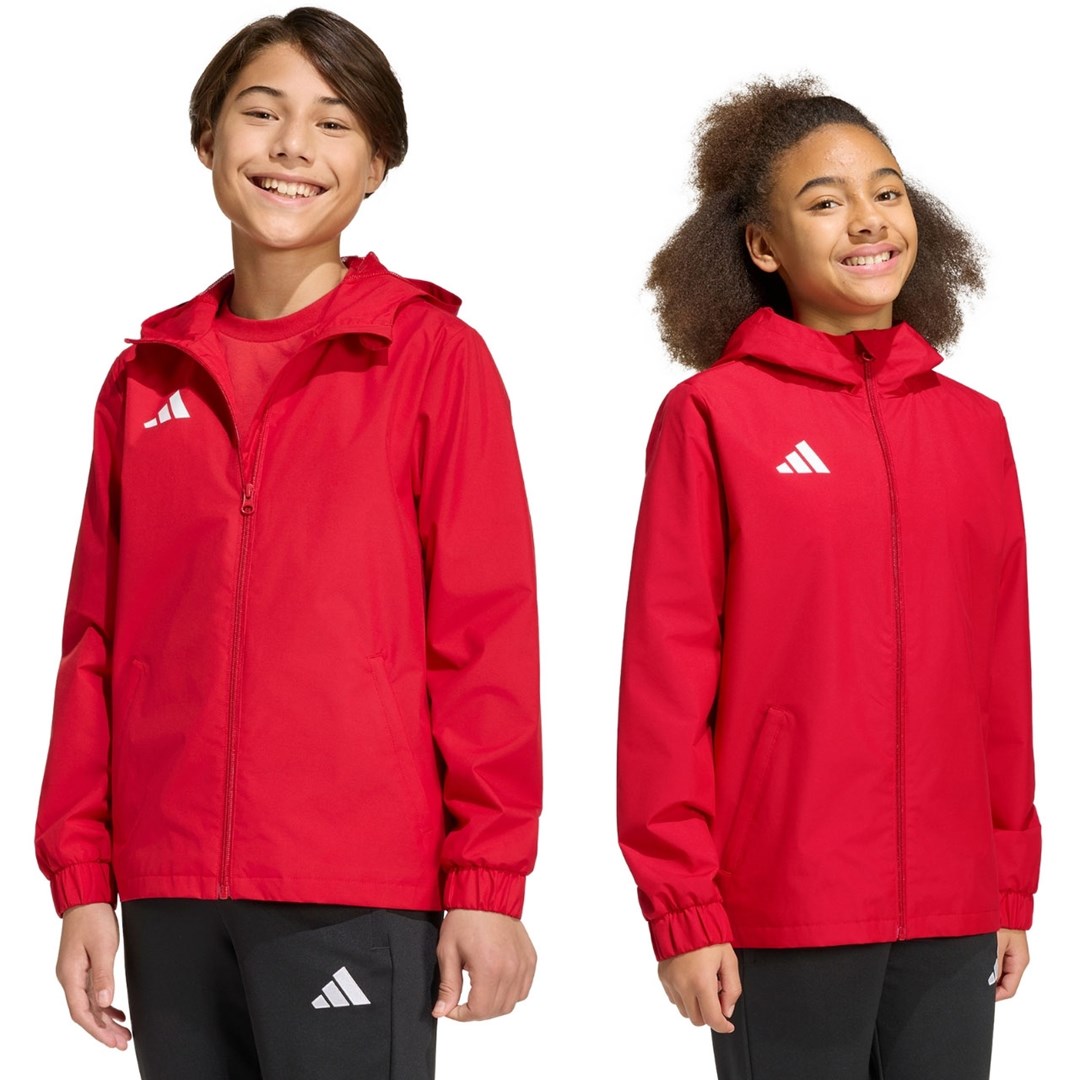adidas Entrada 26 All Weather dječja jakna - crvena (116cm)