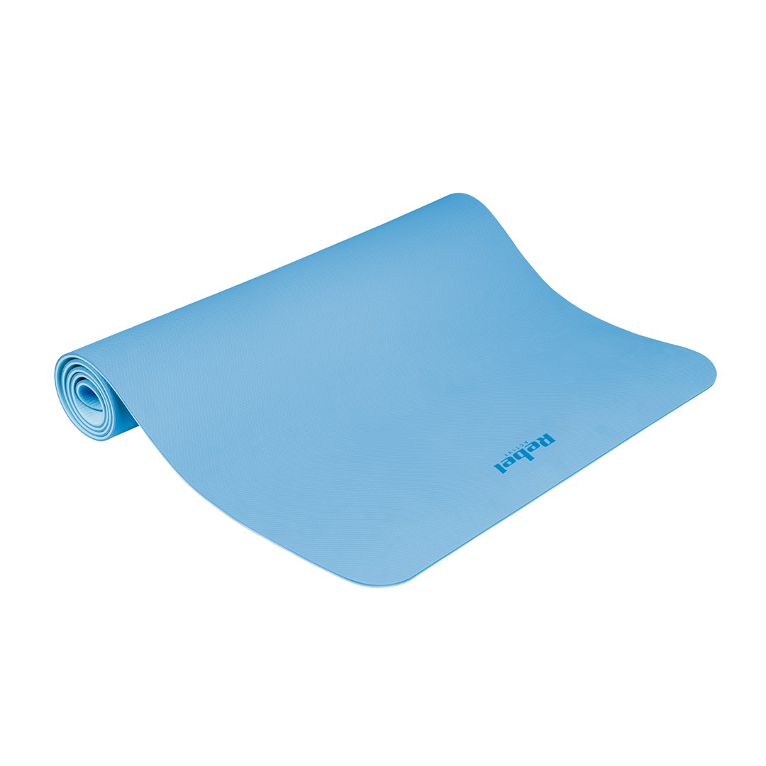 Rebel Active podloga za vježbanje, joga/pilates, TPE, 200x90cm, 1cm, plava
