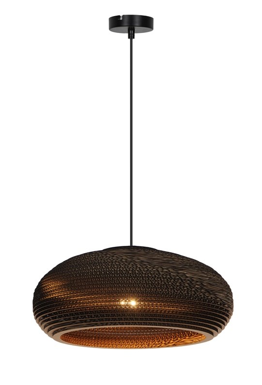NON PENDANT LIGHT PAPER E27 smeđa/crna visilica