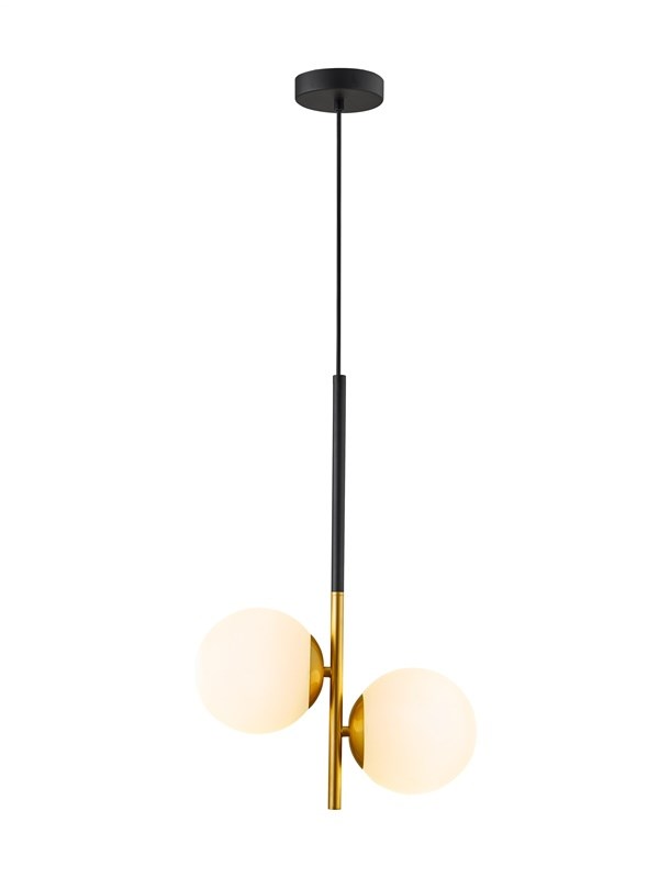 Viseća lampa Raile, 2xE27, zlatna
