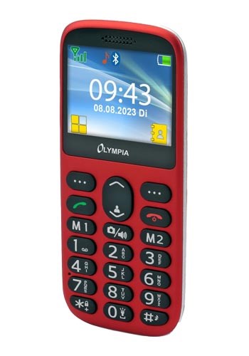Olympia SUN mobilni telefon, tipke, crveni