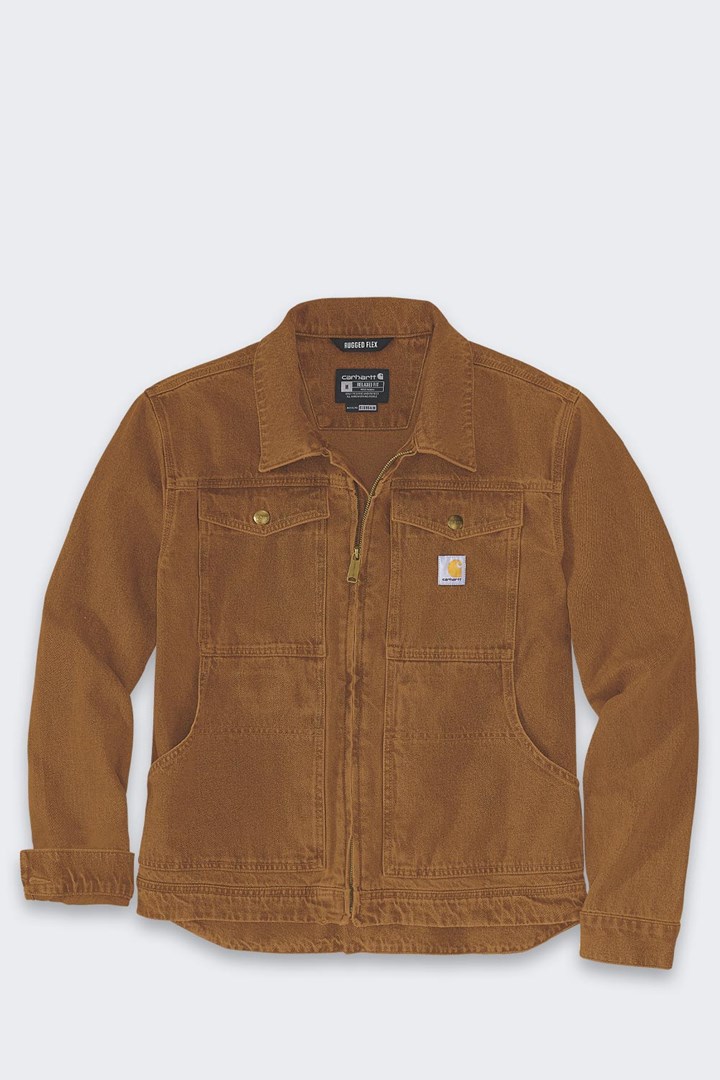 Carhartt Rugged Flex Duck Berwick jakna, rjava, vodoodbojna