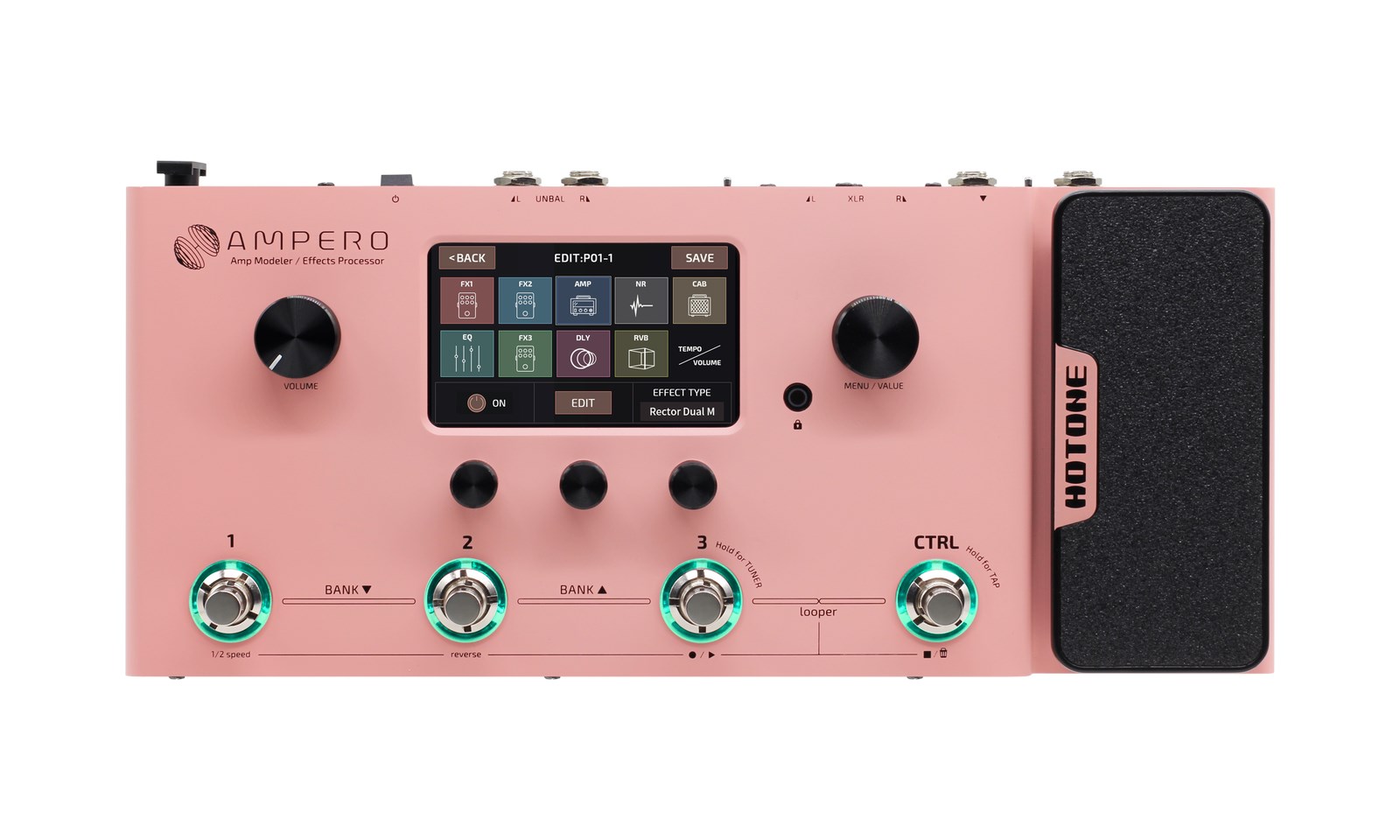Hotone Ampero Pink Limited Edition - multi-efekt za kitaro