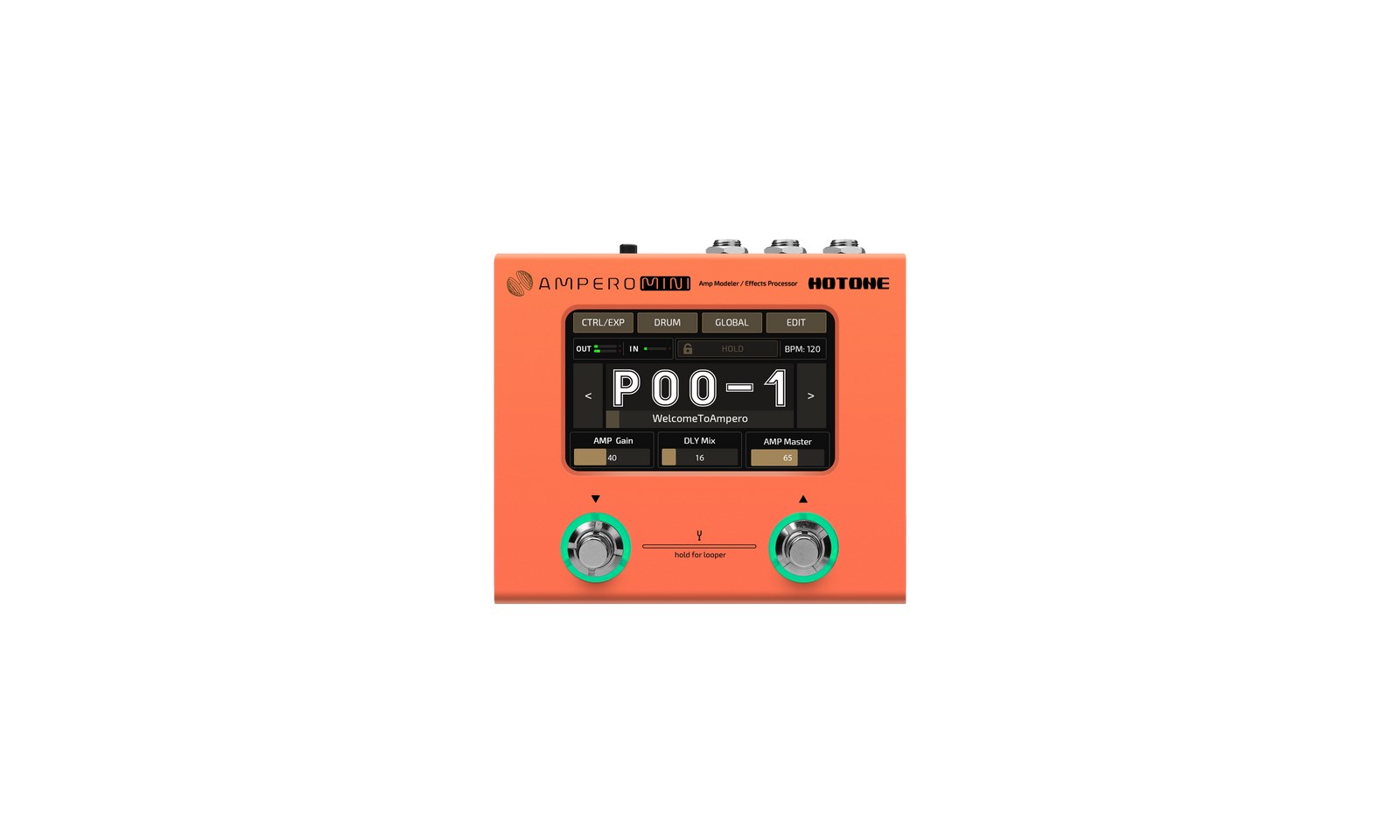 Hotone Ampero Mini (Orange) Multiefekt za kitaro