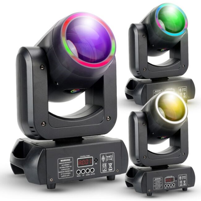 LIGHT4ME MH BEAM 150 RING premikajoča glava, beam z obročem