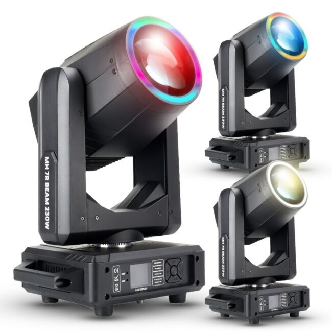 LIGHT4ME MH 7R BEAM 230W premikajoča glava, močan žarek