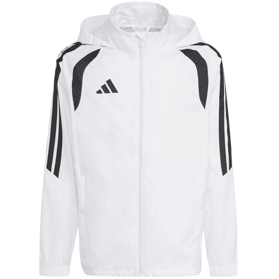 adidas Tiro 26 League Windbreaker jakna za otroke, bela, JY9722