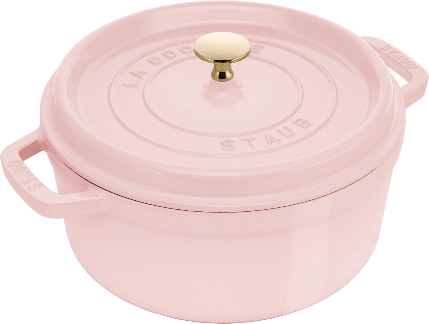 Staub La Cocotte okrogel lonec, 5.2 L, roza