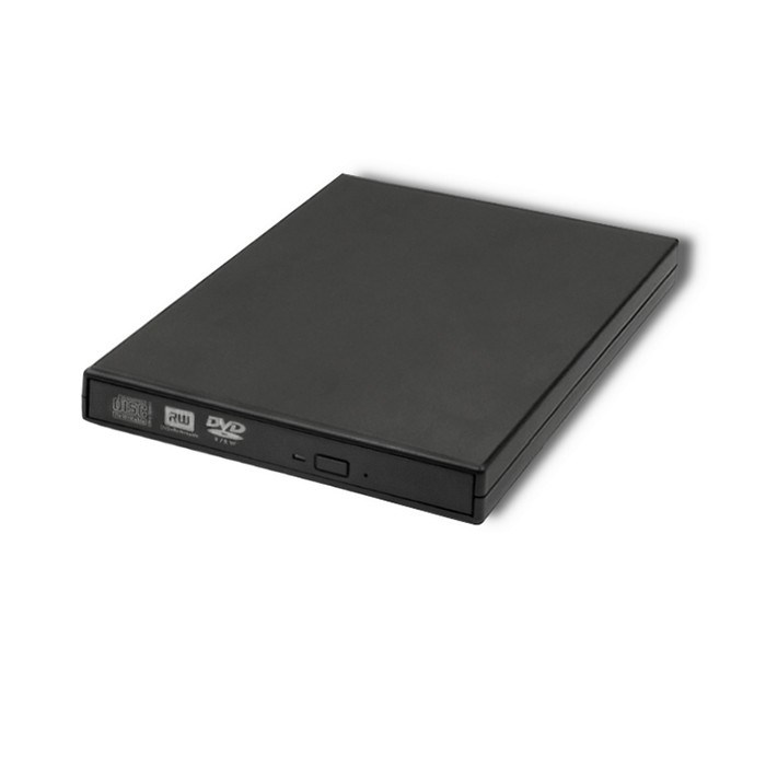 Qoltec 51858 Zunanji DVD-RW zapisovalnik, USB 2.0, črn