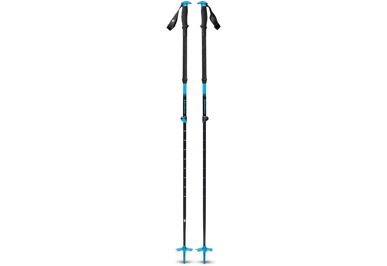 Black Diamond Expedition - teleskopske palice za smučarski tek 110–155 cm (modra/črna)