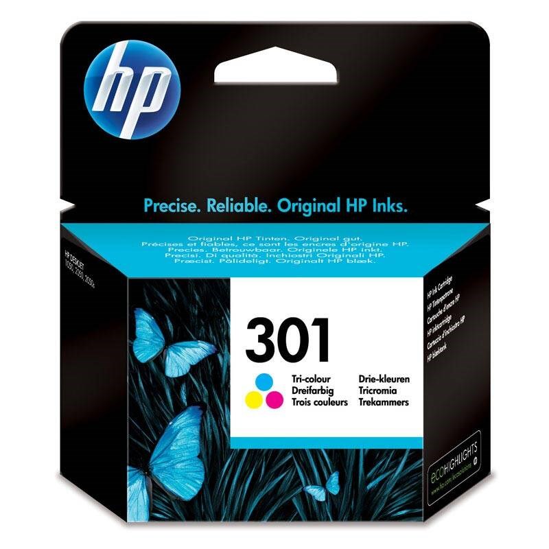 HP 301 Tri-color Original Tintni Vložek (CH562EE)