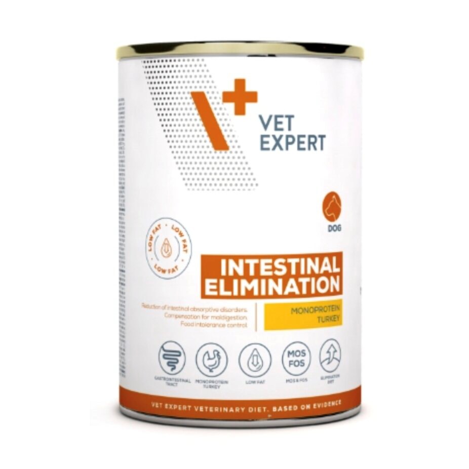 VETEXPERT Veterinary Diet Intestinal Fat Dog Mono - mokra hrana za pse, 400g