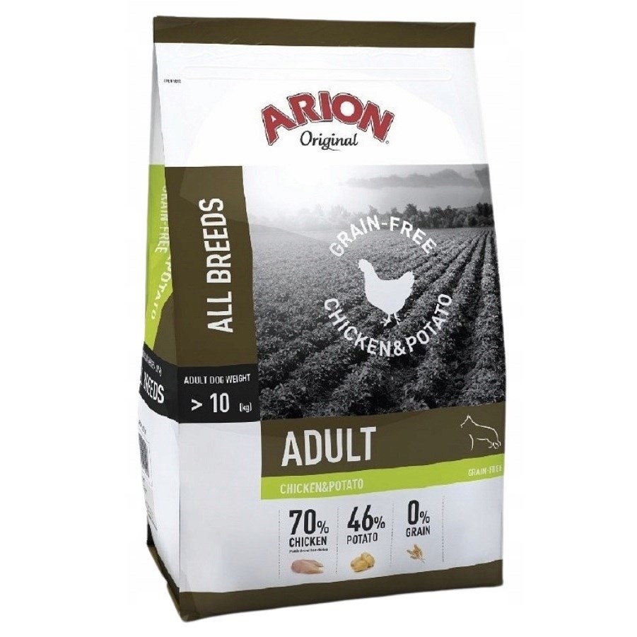 ARION Original brez žitnih sestavin s piščancem in krompirjem - suha hrana za pse - 12 kg