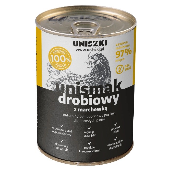 UNISZKI UNIsmak Mokra hrana za pse, perutnina, 400g