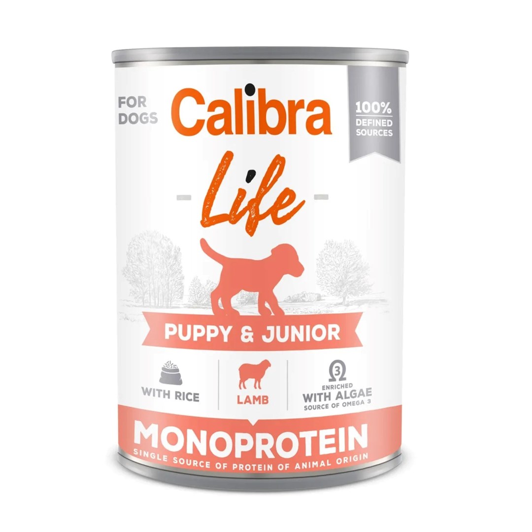 CALIBRA Dog Life Puppy&Junior Lamb & rice - mokra hrana za pse - 400g
