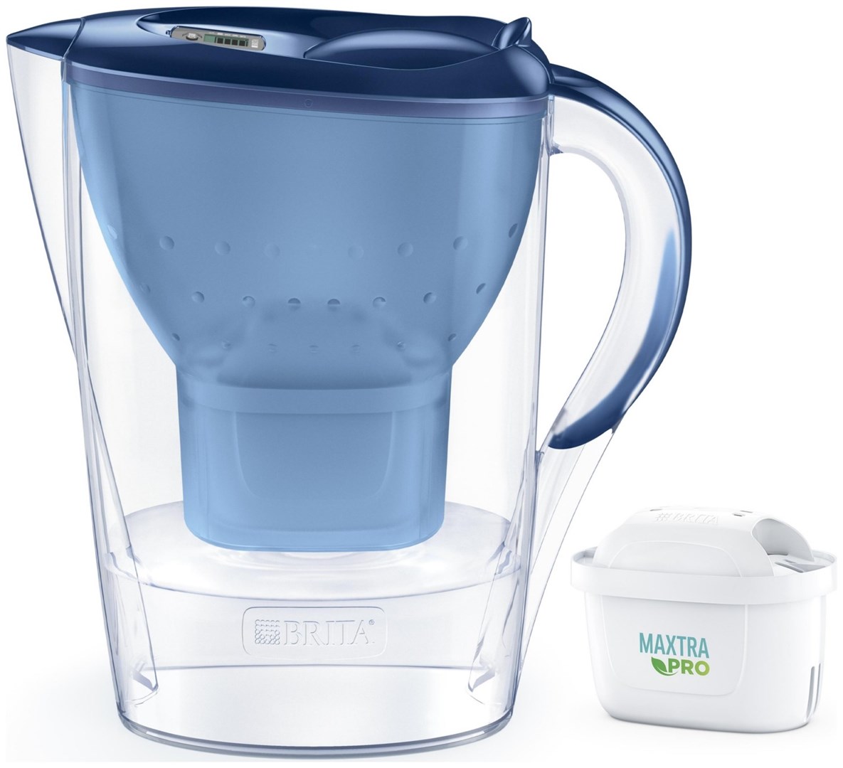Brita Marella +1 Maxtra Pro PP vrč za filtriranje vode, modra
