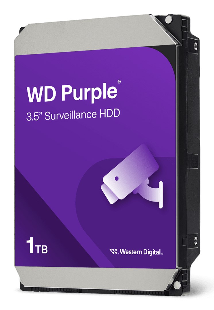 Western Digital Purple notranji trdi disk 1 TB 5400 RPM 3.5" SATA III