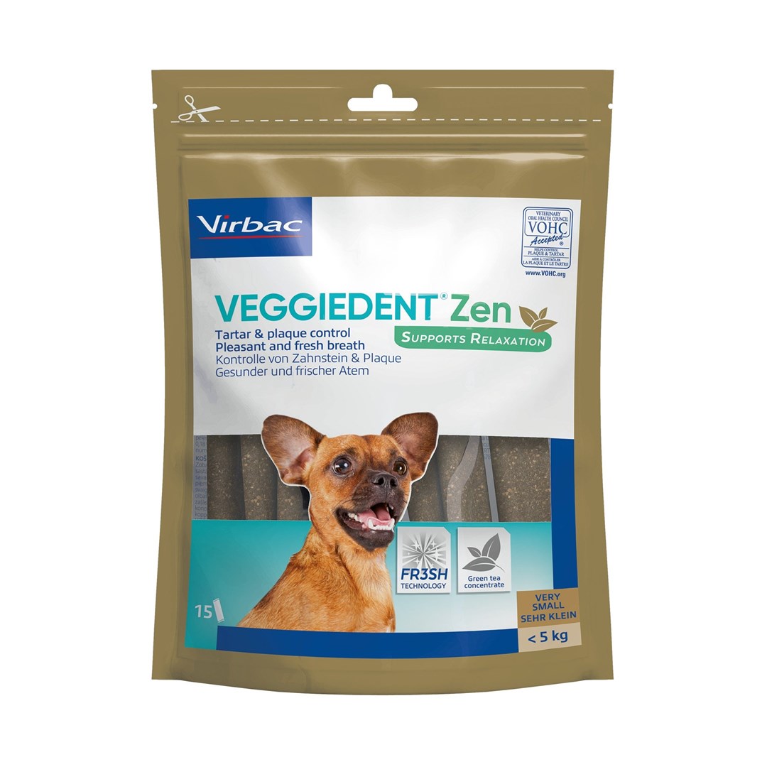 VIRBAC Veggiedent Zen XS pasja priboljšek - 114g