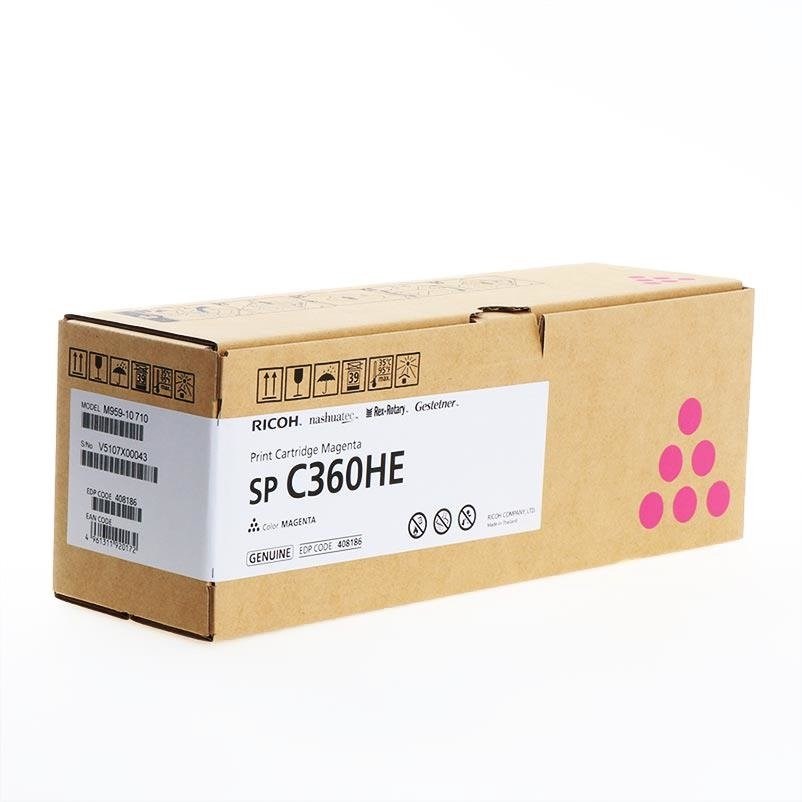 Ricoh 408186 toner, original, magenta