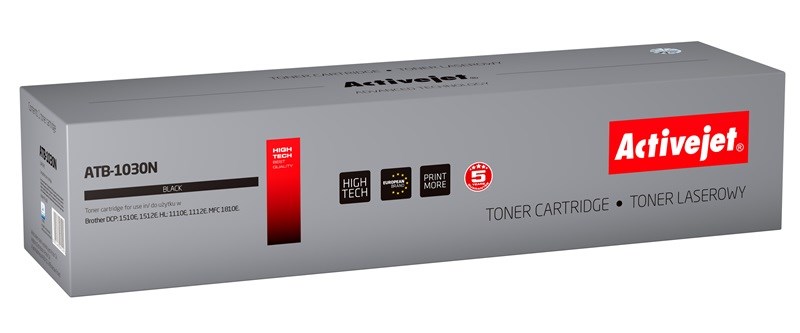 Activejet ATB-1030N toner, zamenjava za Brother TN-1030/TN-1050, 1000 strani, črn