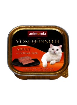 ANIMONDA Vom Feinsten Govedina, Svinjina, Telečje v omaki - mokra hrana za mačke - 100 g