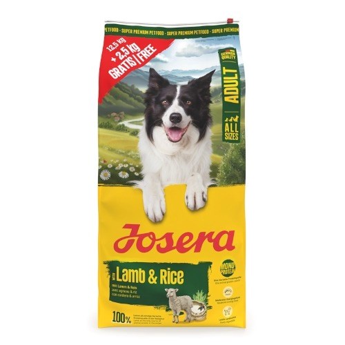 JOSERA Adult Mono Lamb & Rice - Suha hrana za pse, 15 kg