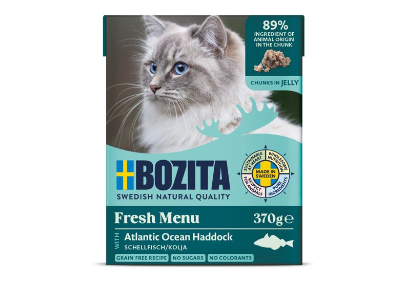 Bozita vlažna hrana za mačke, trska v omaki, 370g