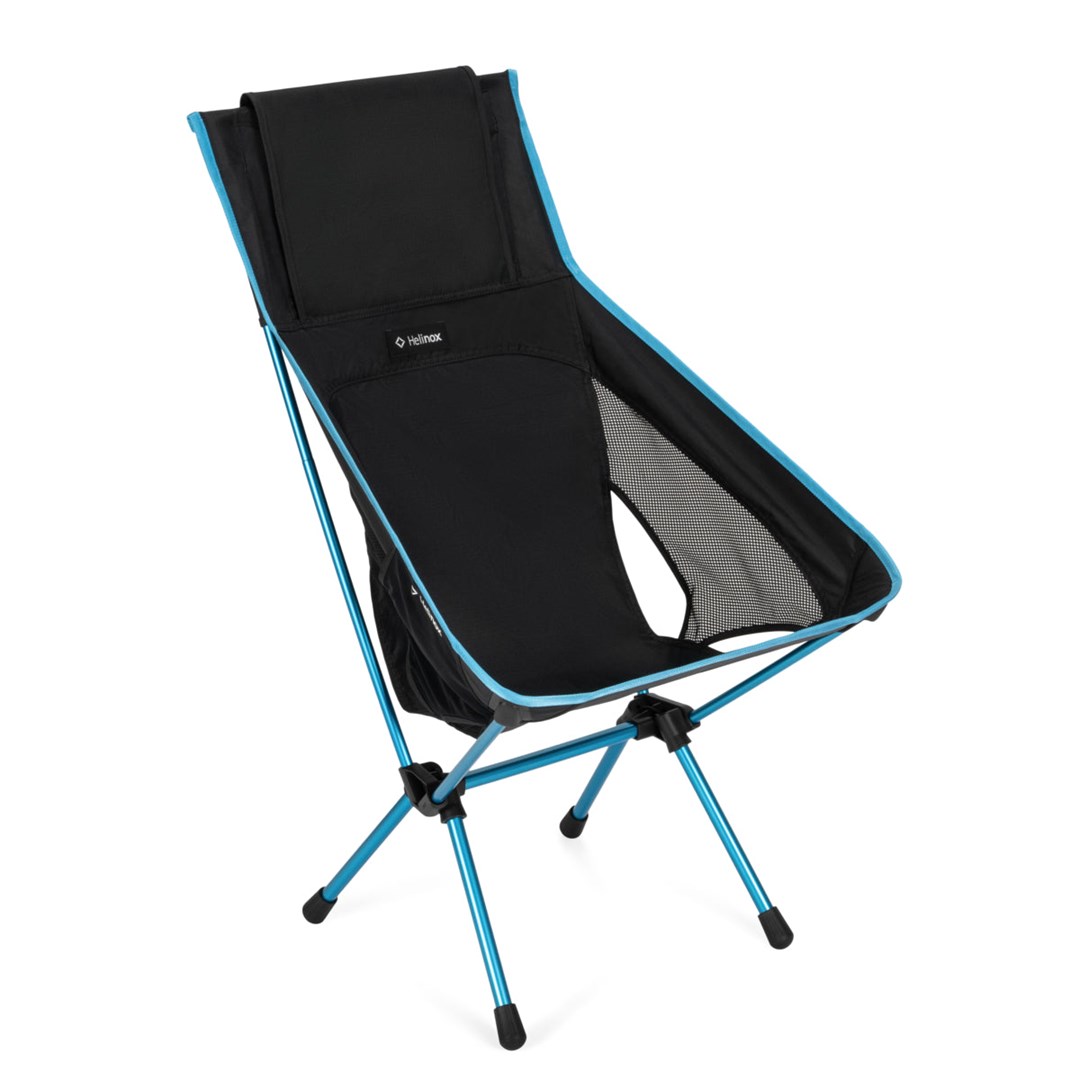 Helinox Chair One Highback kamp stol 4 noge, črna/modra