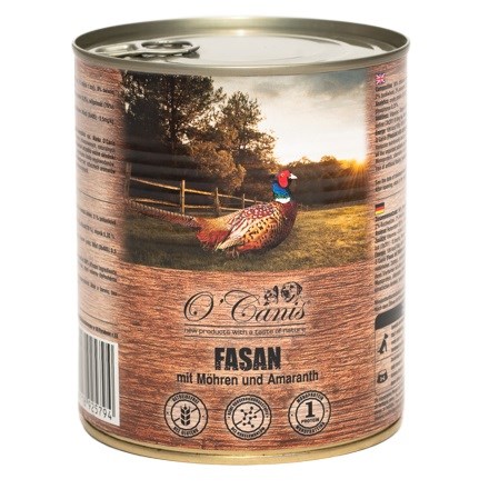 Vlažna pasja hrana O'CANIS Račje meso z korenčkom - 800g