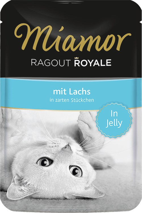 Miamor Ragout Royale v želeju losos - mokra hrana za mačke, 100g