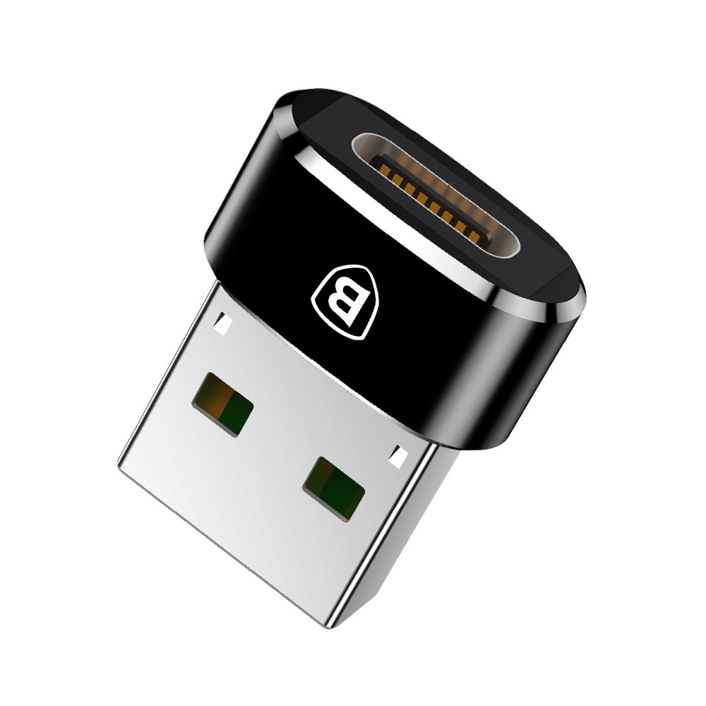Baseus CAAOTG-01 Mini-USB na USB adapter, črn