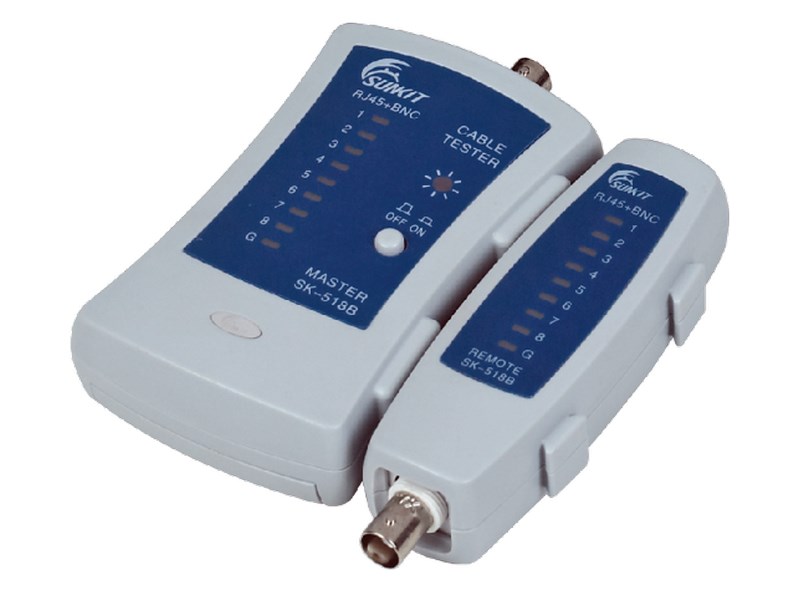 Alantec NI007 Tester omrežnih kablov in PoE, modra/siva