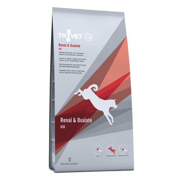 TROVET Renal & Oxalate RID - suha hrana za pse (3kg)