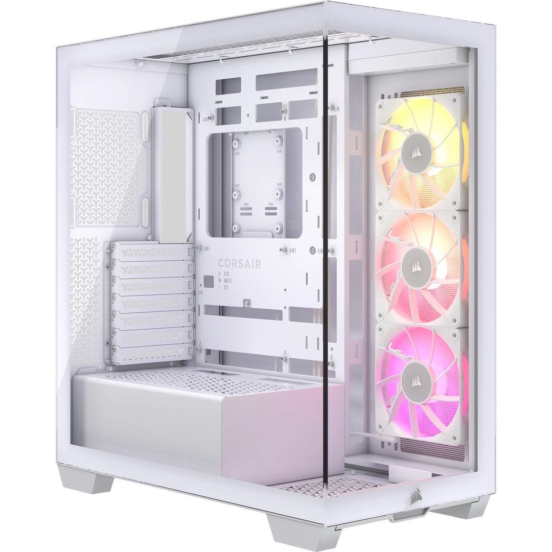 CORSAIR iCUE LINK 3500X RGB ATX Ohišje za PC, bela