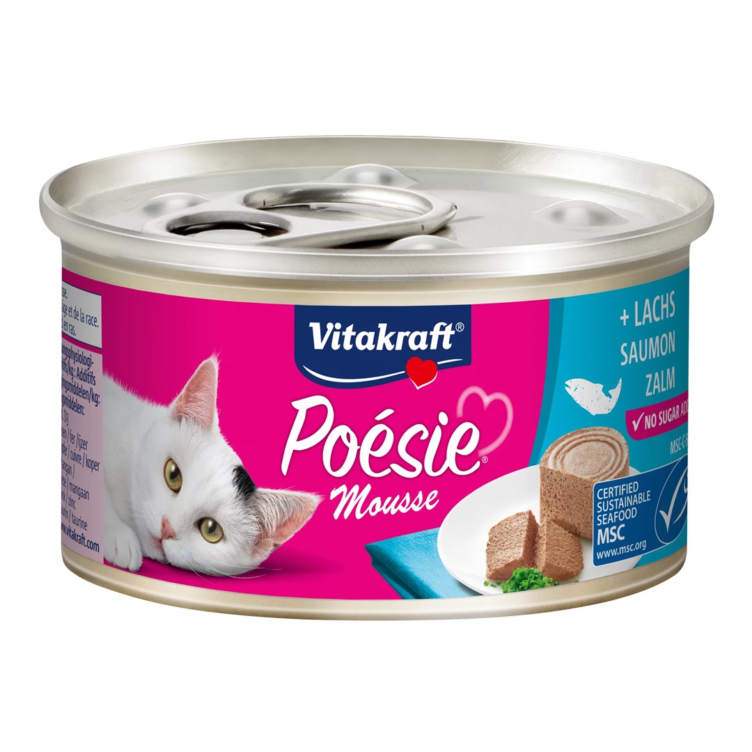VITAKRAFT Poésie Mousse mokra hrana za mačke, losos, 85 g